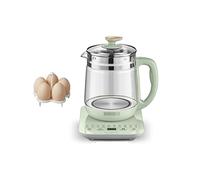 Bouilloire électrique Intelligente à ébullition Rapide, théière en Verre avec infuseur Amovible, 1,8 L, Multifonction, cuiseur à œufs, arrêt avec Menu Tactile