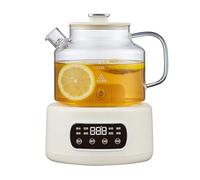 Bouilloire électrique intelligente de 1,2 L, contrôle numérique de la température avec minuterie de 24 heures, marmite en verre à 8 fonctions pour ragoût de thé et cuiseur à dessert