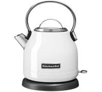 KitchenAid 5KEK1222EWH bouilloire 1,25 L 2200 W Noir, Acier inoxydable, Blanc