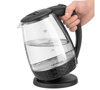 Bouilloire électrique - LEHMANN - Aqua Glass 30 - 2 L - 2200W - Verre, rétroéclairage LED