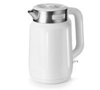 Bouilloire Électrique - Lehmann - Milano - Style Rétro - Double Paroi - 2200 W - 2 L - Blanc