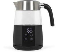 Bouilloire électrique Livoo 1,7 L, Température variable, écran digital, noir Noir