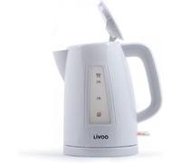 Bouilloire Livoo Bouilloire electrique DOD184W, Blanc, capacité 1.7L, Puissance 2200W, Filtre anticalcaire amovible