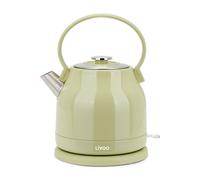 Bouilloire électrique Livoo DOD202M Retro matcha vert/gris - 1.5L 2200W - Base pivotante