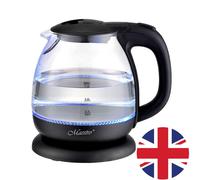 Bouilloire électrique Maestro 1L prise britannique arrêt auto MR055 noir UK