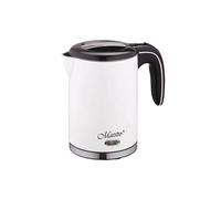 Bouilloire électrique Maestro en acier inoxydable 1.2L 1500W (Blanc)