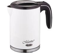 Bouilloire électrique Maestro en acier inoxydable 1.2L 1500W (Blanc) blanc