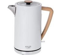 Bouilloire électrique moderne Adler AD 1347W de 1,7 litre - en Métal, coloris Blanc Blanc