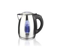 Haeger EK-22S.027A bouilloire 1,7 L 2200 W Noir, Acier inoxydable