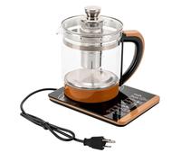 Bouilloire électrique multifonctionnelle en verre avec infuseur et contrôle de la température, capacité de 1,8 L for thé café lait bouilloire en acier inoxydable