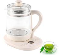 Bouilloire électrique multifonctionnelle, pot de santé automatique de 1,8 L, théière intelligente de 800 W, réservation 24 heures, menus multiples, adaptée à un usage familial