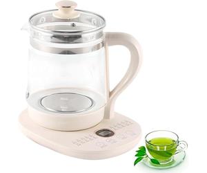 Bouilloire électrique multifonctionnelle, pot de santé automatique de 1,8 L, théière intelligente de 800 W, réservation 24 heures, menus multiples, adaptée à un usage familial