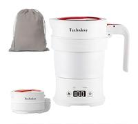 Bouilloire Électrique Pliable 0,7 L - Portable pour Camping avec Affichage Température en Temps Réel, Voyage, Silicone Auto-Stop