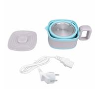 Bouilloire électrique pliante, bouilloire de voyage portable en silicone avec double tension, chauffe-eau à ébullition rapide pour camping en plein air, bureau, international