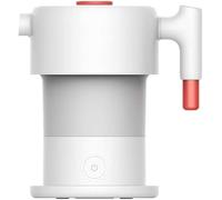 Bouilloire électrique portable 0,6 L, pliable, avec arrêt automatique et protection contre les coupures de courant.