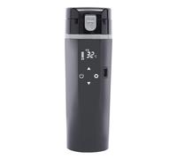 Bouilloire électrique pour voiture, capacité 500 ml, indicateur de température intelligent, noir