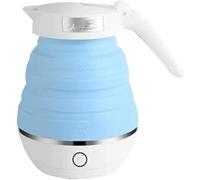bouilloire électrique, Protection anti-ébullition à sec, cordon d'alimentation amovible, silicone de qualité alimentaire, 555 ml, bleu