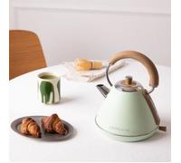 Bouilloire électrique rétro - Create - 1L - Acier inoxydable - Vert pastel