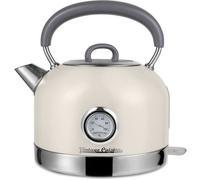 BOUILLOIRE ÉLECTRIQUE RÉTRO VINTAGE CUISINE AVEC THERMOMÈTRE - CRÈME