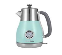 Bouilloire Electrique Rétro VINTAGE CUISINE BY COO KING - Menthe - 1,6L - 2200W - Thermomètre intégré