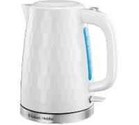 Bouilloire Électrique - RUSSELL HOBBS - Honeycomb - 1,7 L - Acier Inoxydable - Blanc