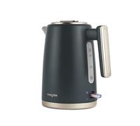 Bouilloire électrique Salter Marino 1,7 L 3 kW, chauffe rapide | Base pivotante 360°, arrêt auto, anti-chauffe à sec, filtre anticalcaire amovible, couvercle amovible, bleu gris