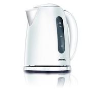 Bouilloire électrique sans fil 1,7 Litres, base 360°, filtre anti-calcaire 2200W Blanc MPM MCZ-85
