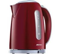 Bouilloire électrique sans fil. 1,7 litres, base 360º, filtre anti-calcaire, MPM, MCZ-85/B2, 2200, Rouge Rouge G