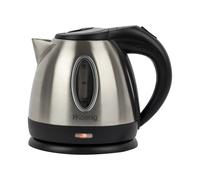 H.Koenig Bouilloire électrique BO12 1,2L Inox compacte pratique 1630 W, Verre gradué avec Niveau d'Eau Visible, Ebullition Chauffage Rapide, Lavable, Témoin lumineux, Socle 360°