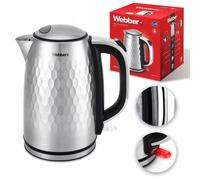 Bouilloire électrique sans fil Webber WK-330 2200 W 1,7 l inox noir