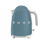 Smeg, Bouilloire Électrique KLF03SBMEU 1,7 L, Filtre Anticalcaire Lavable, Arrêt Automatique de Sécurité, Indicateur de Niveau d'Eau, Base Antidérapante, Range Cordon, Puissance 2400W, Storm Blue