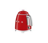 Bouilloire électrique Smeg KLF05RDEU rouge 0,8 L 1400 W base pivotante 360° inox double paroi