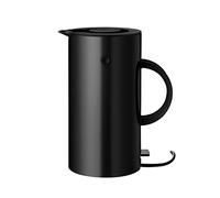 Bouilloire électrique Stelton EM77 - Ébullition rapide, faible consommation d'énergie, filtre anticalcaire amovible, interrupteur de sécurité - 1,5 litre, noir, prise UE
