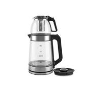 Bouilloire Electrique SWISS HAUS 1.7L 2200W avec Théière Infuseur en Verre Noir