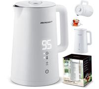 Bouilloire électrique tactile - JANSHOP - 1,7 l - Réglages de température - Maintien au chaud 2h