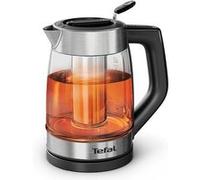 Tefal Bouilloire électrique Element 5 températures BJ760DE0 Noir & Inox
