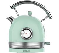 Bouilloire Électrique Thermosense 420 Light Green. Capacité De 1,8 Litres, 2200 W, Compteur De Température, Base 360°, Acier Inoxydable, Style Vintage, Vert