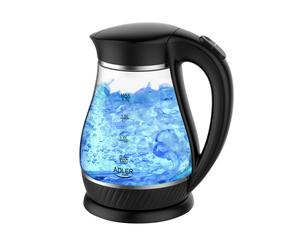 Bouilloire électrique verre 1.7L 2200W Adler AD1274