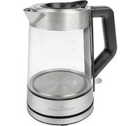 ProfiCook® Bouilloire électrique avec éclairage coloré et capacité de 1,7 litre,verre avec éclairage du réservoir d'eau en fonction de la température, Kettle avec arrêt automatique,2200W-PC-WKS 1190 G