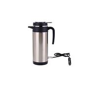 Bouilloire électrique voiture 24v env. 1200ml tasse chauffante avec l'allume-cigare bouteille à café mugs camion distributeur d'eau chaude voyage