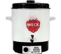 Weck Cuiseur automatique 29 l Ø35 cm 2000 W émaillé blanc sans horloge avec robinet