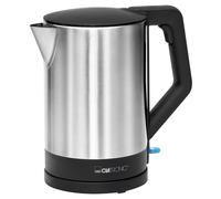 Clatronic WKS 3692 schwarz Bouilloire acier inoxydable, noir Contenance: 1.5 l