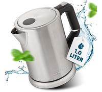ProfiCook Bouilloire PC-WKS 1106 - inox 1 l, 2,2 kW, base rotative 360°, protection contre la surchauffe