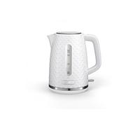 eldom Bouilloire C280 - Capacité : 1,7 l - Théière rétro - Puissance : 2200 W - Socle à 360° - Indicateur de niveau d'eau - Filtre anti-calcaire amovible - Blanc