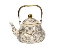 bouilloire émaillée, Bouilloire à thé épaisse en émail Vintage de 2, 5 l(C)