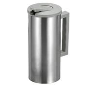 Bouilloire en acier inoxydable 201 avec poignée et couvercle en PP, pichet à café, thé, eau et jus de grande capacité pour restaurants, cafés, hôtels, maison et fêtes