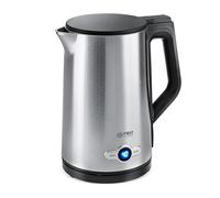 TZS First Austria Bouilloire inox 2200W, 1,7L | Réglage température 60-100°C | Fonction maintien au chaud | Filtre anti-calcaire | Élément chauffant caché | LED changement couleur