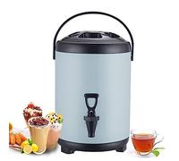 Bouilloire en Acier Inoxydable 6L, 8L, 10L ou 12L avec Robinet, poignée de Transport et Fermeture hermétique. Grande capacité. Idéale pour la Restauration, Les Bureaux, Les hôtels et Les fêt