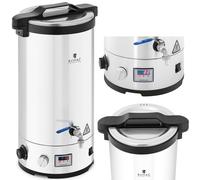 Bouilloire en acier inoxydable avec minuterie 30-110 °C, LED, 2500 W, 30 L
