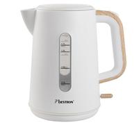 Bouilloire en Acier Inoxydable, Capacité 1,7 L, 2200 W, Verseuse sans Fil, Base Rotative à 360°, Boîtier Brossé, AWK2200NH